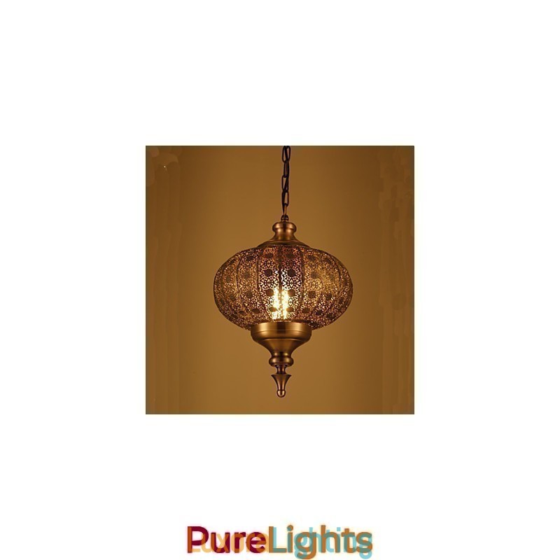 Designer Touch Decorative Southeast Asian Retro Hand Hollow Lron Chandelier