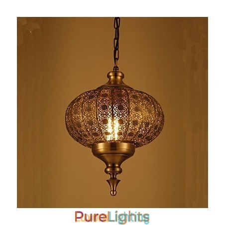 Designer Touch Decorative Southeast Asian Retro Hand Hollow Lron Chandelier