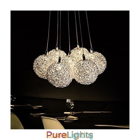 Designer Touch Decorative Pendant Light Modern 7 Light Home Furnishing Aluminum Pendant Light