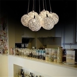 Designer Touch Decorative Pendant Light Modern 7 Light Home Furnishing Aluminum Pendant Light