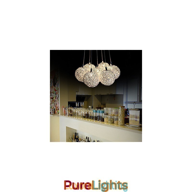 Designer Touch Decorative Pendant Light Modern 7 Light Home Furnishing Aluminum Pendant Light