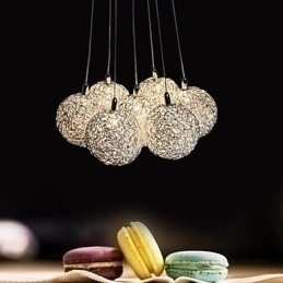 Designer Touch Decorative Pendant Light Modern 7 Light Home Furnishing Aluminum Pendant Light