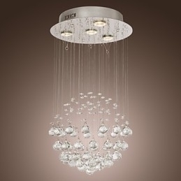 Designer Touch Decorative Chandelier Luxury Modern Crystal 4 Lights