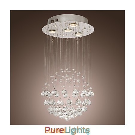 Designer Touch Decorative Chandelier Luxury Modern Crystal 4 Lights