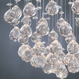 Designer Touch Decorative Chandelier Luxury Modern Crystal 4 Lights
