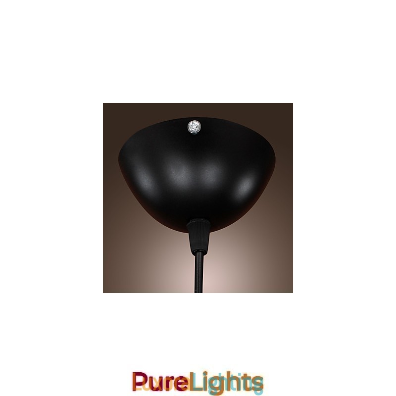 Designer Touch Decorative Pendant Light Retro Vintage Tom Dixon Design Black