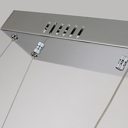 Designer Touch Decorative Modern Contemporary Crystal Chrome Metal Pendant Light