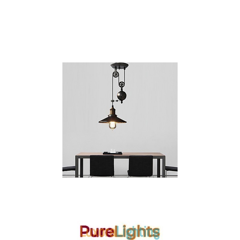 Designer Touch Decorative Pendant Lights Rustic Lodge Vintage Retro Country Garage Metal