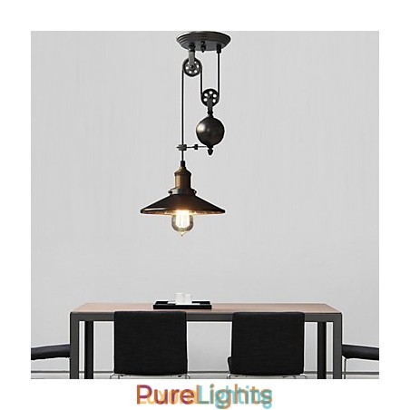 Designer Touch Decorative Pendant Lights Rustic Lodge Vintage Retro Country Garage Metal