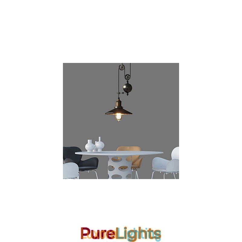 Designer Touch Decorative Pendant Lights Rustic Lodge Vintage Retro Country Garage Metal