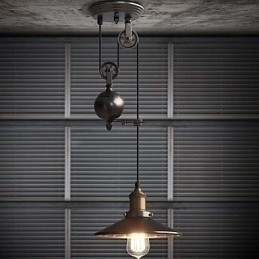 Designer Touch Decorative Pendant Lights Rustic Lodge Vintage Retro Country Garage Metal