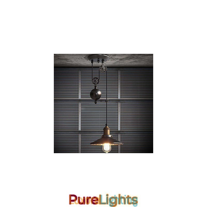 Designer Touch Decorative Pendant Lights Rustic Lodge Vintage Retro Country Garage Metal