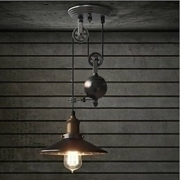 Designer Touch Decorative Pendant Lights Rustic Lodge Vintage Retro Country Garage Metal