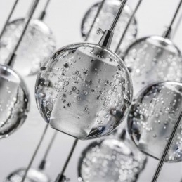 Designer Touch Decorative Creative Engineering Stage Meteorer Crystal Ball Pendant Light