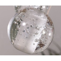 Designer Touch Decorative Creative Engineering Stage Meteorer Crystal Ball Pendant Light