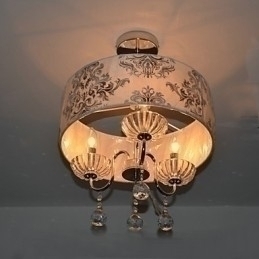 Designer Touch Decorative Modern Contemporary Crystal Electroplated Chandelier