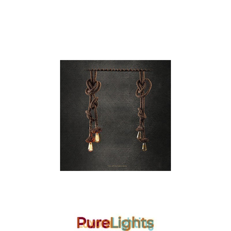 Designer Touch Decorative Pendant Lights 2 Lights Industrial wind restoring ancient ways is the cafe counter creative droplight