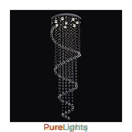 Designer Touch Decorative Chandelier Luxury Modern Crystal 8 Lights