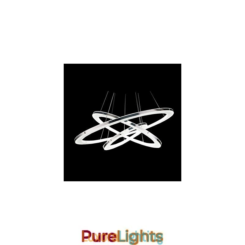 Designer Touch Decorative Modern Pendant Light 3 Rings Pendant Lamp Acrylic