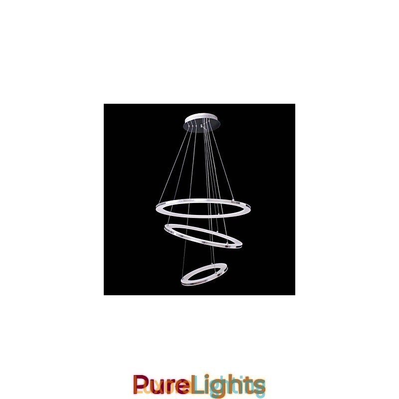 Designer Touch Decorative Modern Pendant Light 3 Rings Pendant Lamp Acrylic
