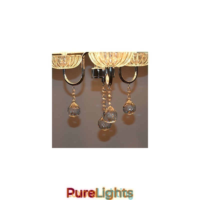 Designer Touch Decorative Modern Contemporary Crystal Electroplated Chandelier