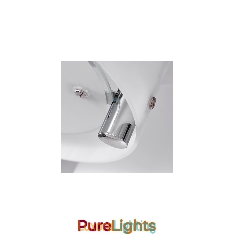 Designer Touch Decorative Modern Contemporary Chrome Metal Chandelier Flush Mount