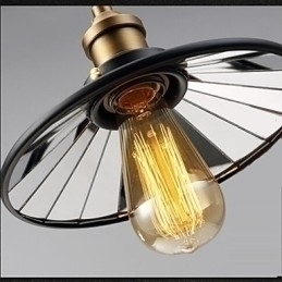 Designer Touch Decorative Vintage Pully Pendant Light 3 Island Foyer Metal+ Galss inside shade