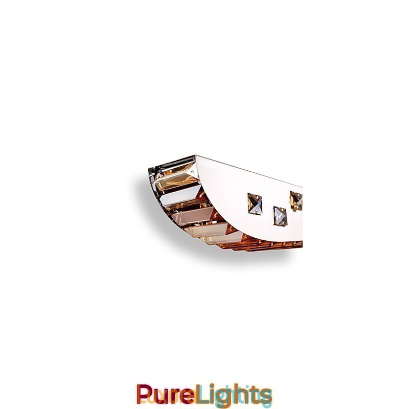 Designer Touch Decorative Crystal Pendant Light Chrome Metal Pendant Light Amber or Clear Crystal