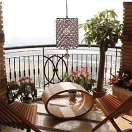 Designer Touch Decorative Crystal Drop Pendant Light in Cylinder Style