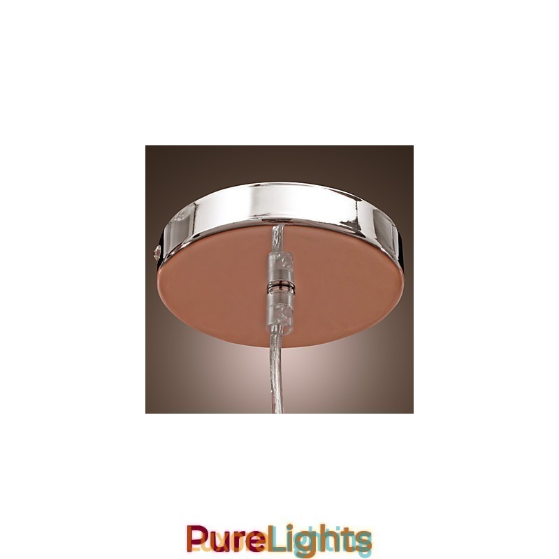 Designer Touch Decorative Crystal Drop Pendant Light in Cylinder Style