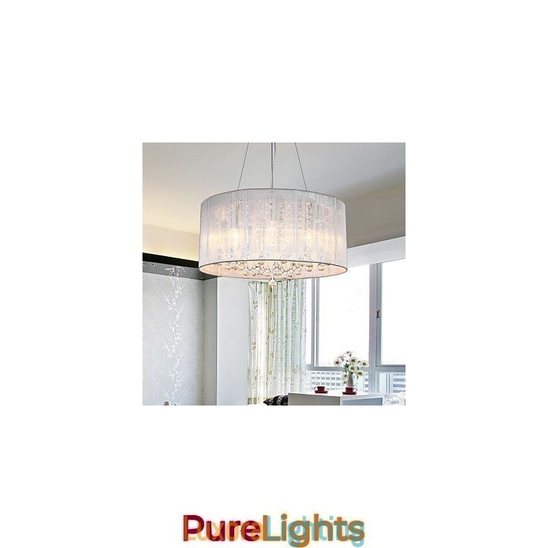 Designer Touch Decorative Drum Pendant Modern 4 Lights