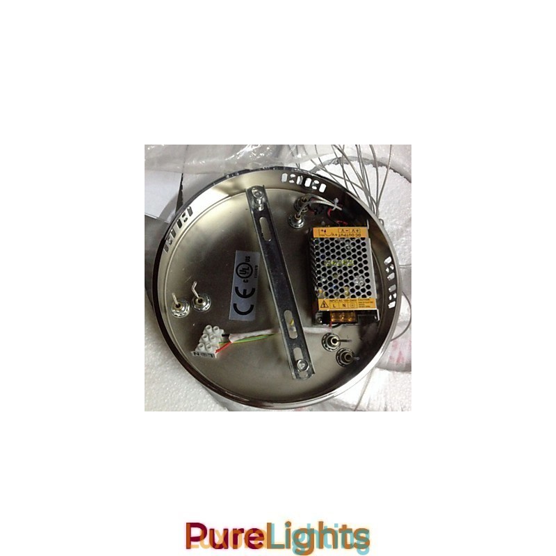 Designer Touch Decorative Crystal Pendant Light Ceiling Lighting Clear Crystal Round 4 Rings 40CM 60CM 80CM Source Fixtures