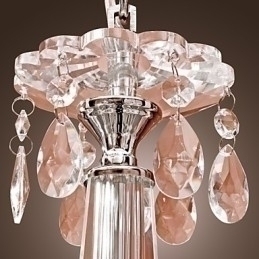 Designer Touch Decorative Chandelier Crystal Modern 2 Tiers Living 12 Lights