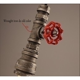 Designer Touch Decorative Retro Hanging Lamp Act The Role Ofing Loft Decoration Rural Industrial Pipe Pendant Lamp