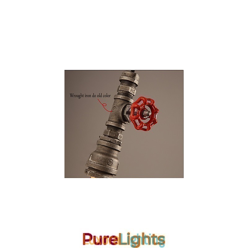 Designer Touch Decorative Retro Hanging Lamp Act The Role Ofing Loft Decoration Rural Industrial Pipe Pendant Lamp