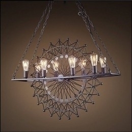 Designer Touch Decorative The Skyscraper Wheel Pendant Lamp Industrial Style