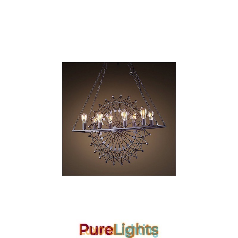 Designer Touch Decorative The Skyscraper Wheel Pendant Lamp Industrial Style