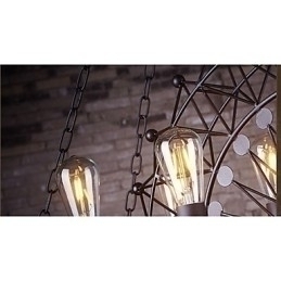 Designer Touch Decorative The Skyscraper Wheel Pendant Lamp Industrial Style