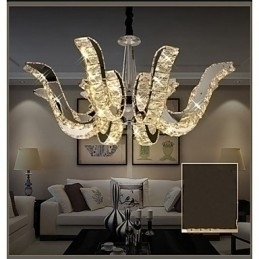 Designer Touch Decorative Crystal Lamp Modern Luxury Candle Crystal Pendant Lamp