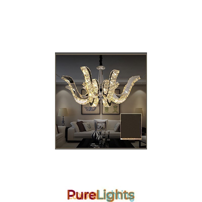 Designer Touch Decorative Crystal Lamp Modern Luxury Candle Crystal Pendant Lamp