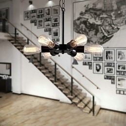Designer Touch Decorative Edison Retro Light Chandelier