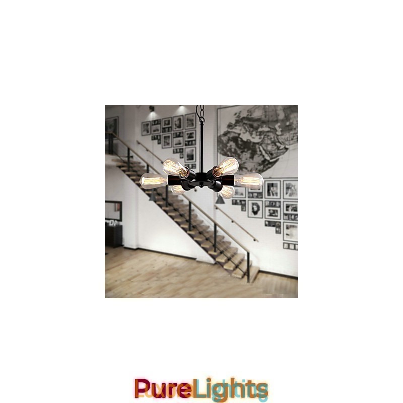 Designer Touch Decorative Edison Retro Light Chandelier