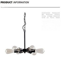 Designer Touch Decorative Edison Retro Light Chandelier