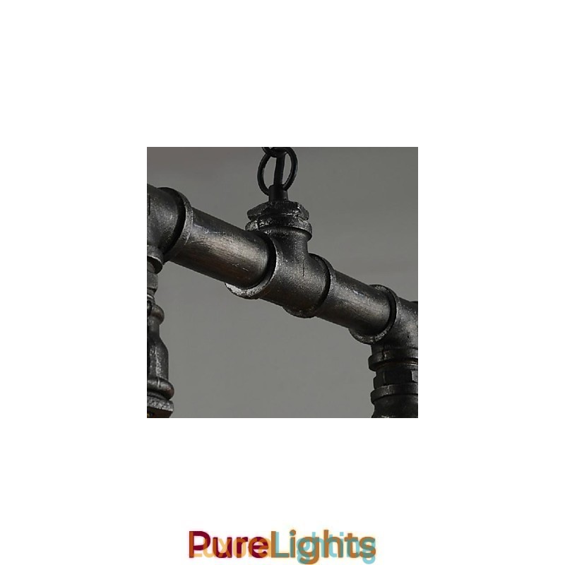 Designer Touch Decorative Traditional Classic Vintage Lantern Country Retro Mini Style Painting Metal Pendant Light Dining