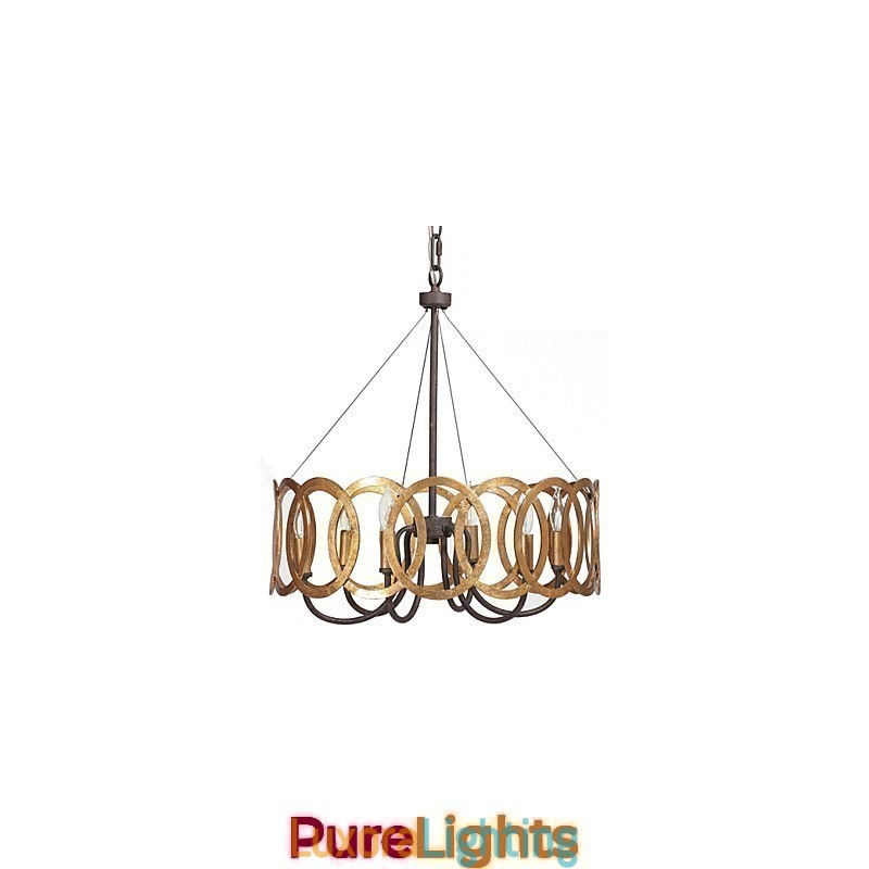 Designer Touch Decorative Traditional Classic Gold Metal Chandelier