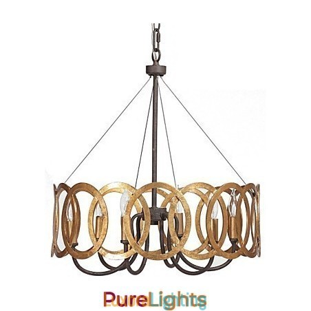 Designer Touch Decorative Traditional Classic Gold Metal Chandelier