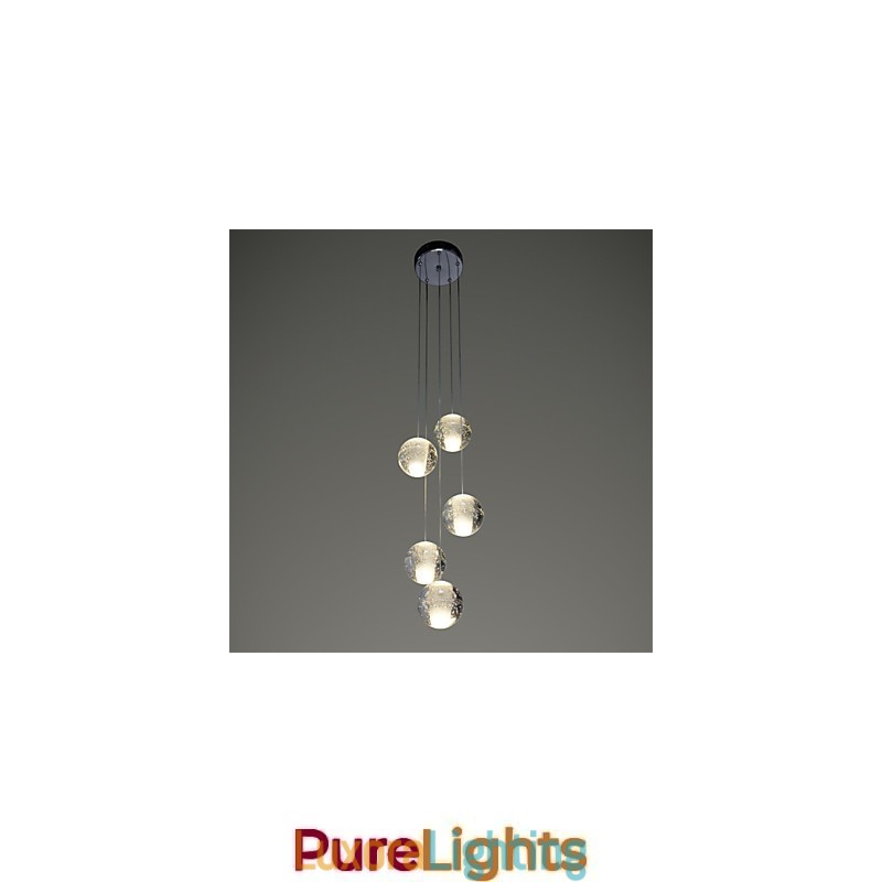 Designer Touch Decorative Modern Pendant Light Pendant Lamp Lights G4 Retroifit Chrome Plating Crystal for Stairs Light