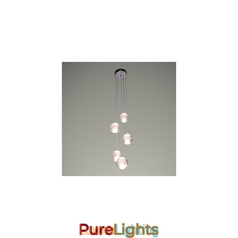 Designer Touch Decorative Modern Pendant Light Pendant Lamp Lights G4 Retroifit Chrome Plating Crystal for Stairs Light