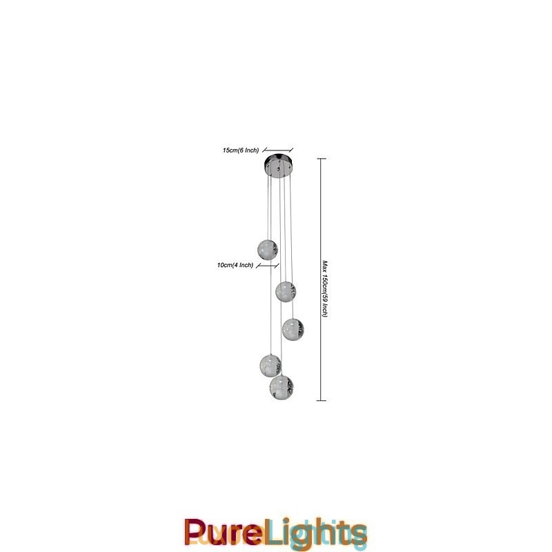 Designer Touch Decorative Modern Pendant Light Pendant Lamp Lights G4 Retroifit Chrome Plating Crystal for Stairs Light