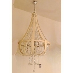 Designer Touch Decorative Post Modern Luxury Leather Crystal Creative Lron Chandelier